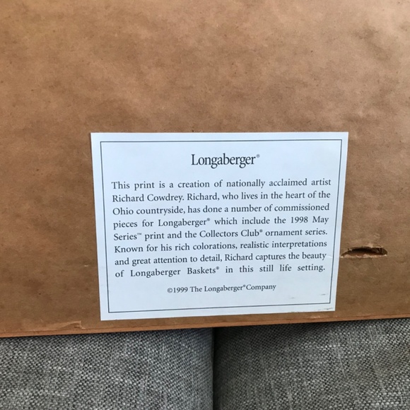 1999 Longaberger Basket Fruit Medley Blackberry Framed Print - Picture 3 of 4